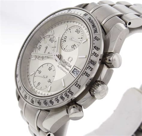 Omega Speedmaster white chronograph